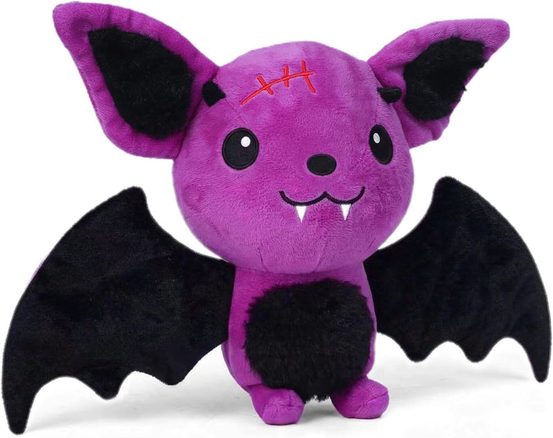 Blnboimrun Halloween Dog Toys for Aggressive Chewers, Squeaky Plush Bat with Crinkle Paper, Durable Interactive Chew Toy