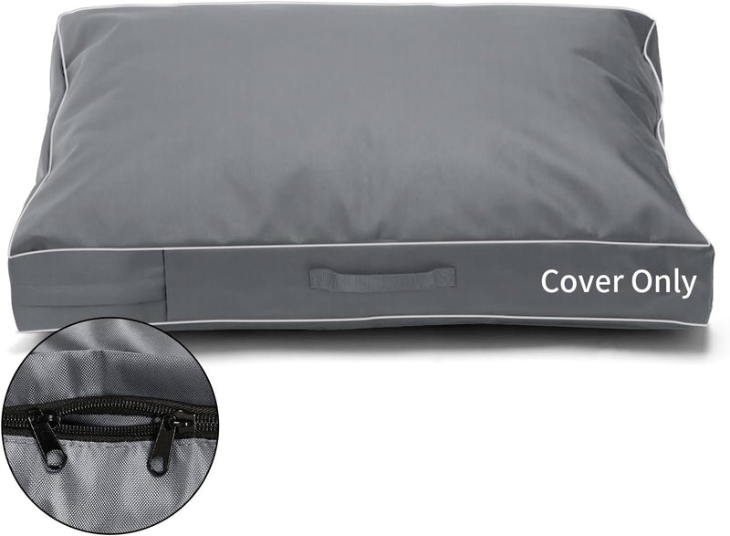 COSHNIBI Dog Bed Covers Replacement Washable,Waterproof Dog Bed Cover with Zip and Carry Handle for Dog/Cat