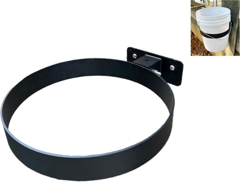 5-Gallon Bucket Holder, Wall-Mounted Istallation,Applicable to Courtyards, Warehouses, and Horse Farms (Excluding Bucket