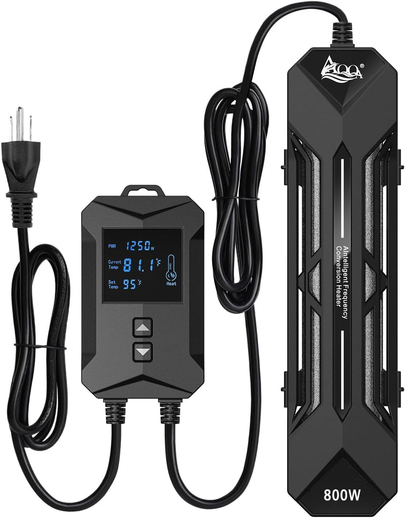 AQQA Aquarium Heater 800W/1000W/1200W/1400W Fish Tank Heater