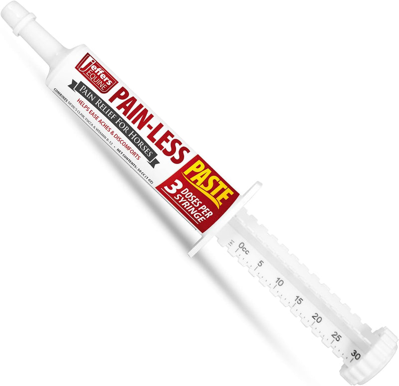 Jeffers Equine Pain Less Paste Horse Supplement – Joint Muscle Comfort & Mobility Support w/Devil’s Claw, Yucca, Vitamin