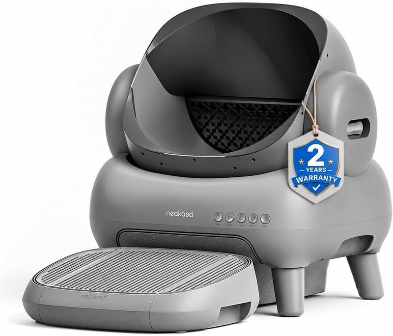 Neakasa M1 Plus Open-Top Self Cleaning Cat Litter Box with Cat Step