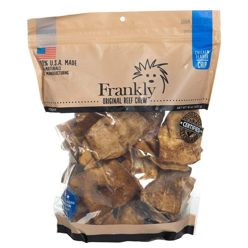 Frankly Pet Nws Chicken Flavored Beef Chips N/A