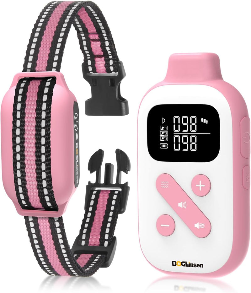 No Shock Dog Training Collar, Beep and Vibrating Dog Collar with Remote 2800Ft, Vibration Collar for Small Medium Large
