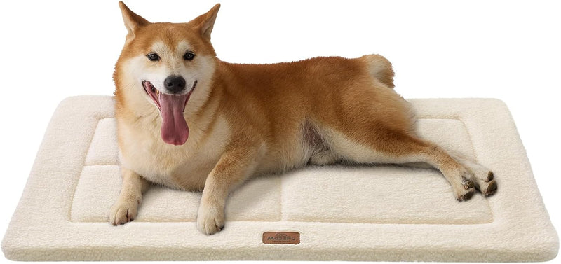 Low-Profile Dog Pad Mat for Medium Small Dogs, Washable Ultra Soft Dog Crate Mat, High Density Foam Pet Beds for Indoor