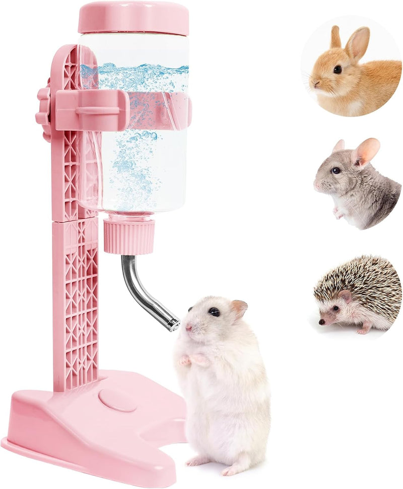 VANNON Pet Standing Water Dispenser Top Fill Dog Water Bottle Dispenser with Stand Leakproof Pet Slow Water Bottle for S