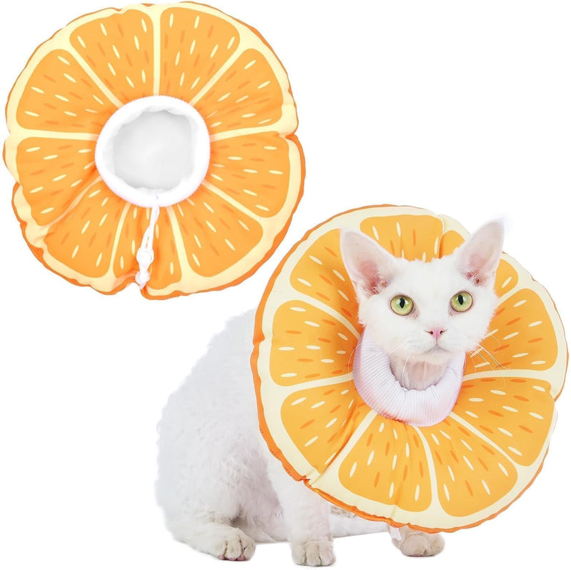 Hoopttay Cat Cone Collar Soft, Medium Waterproof Cat Recovery Collar for Wound Healing After Surgery or Neutering Alternative to Elizabethan Collars Medical Neck Cone for Cats and Puppies