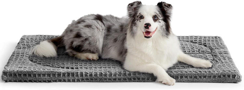 EHEYCIGA Washable Large Dog Bed for Crate Mat, 42x28 in. Pet Kennel Pad