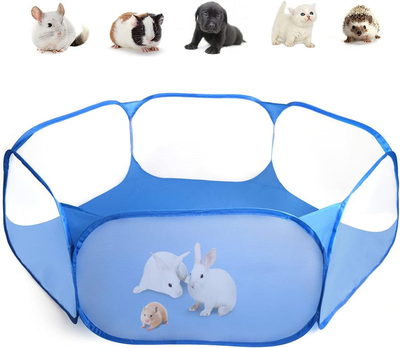 Guinea Pig Cage Rabbit Cage Indoor with Mat Playpen Perfect Size for Small Animal Pet Play Pen Easy to Clean Exercise Ya