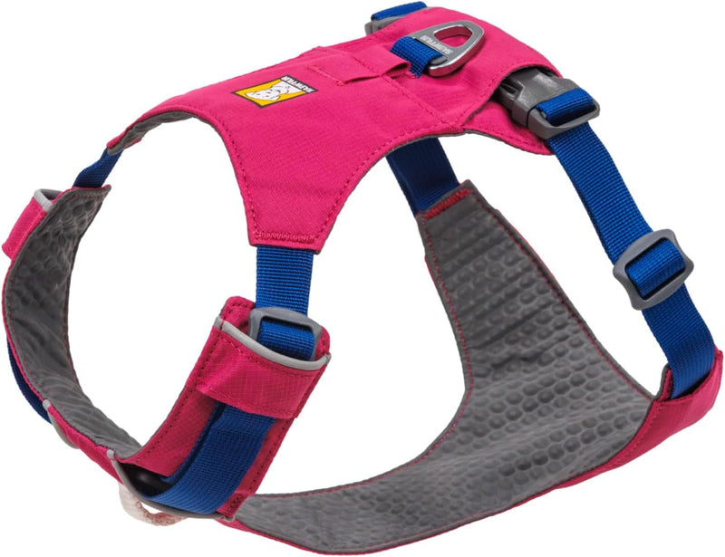 Ruffwear, Hi & Light, Everyday Lightweight Dog Harness, Trail Running, Walking, Hiking, All-Day Wear, Alpenglow Pink, Medium