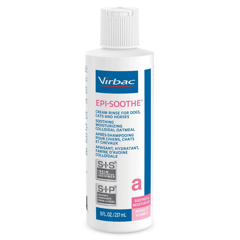 Virbac EPI-SOOTHE® Cream Rinse | Pet Conditioner For Dogs, Cats & Horses (8 oz) - For Dry and Sensitive Skin