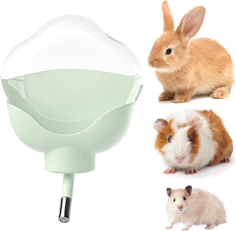 Pet Water Bottle for Cage Crate - 17oz No Drip BPA Free Water Dispenser for Small Animal Rabbit Guinea Pig Chinchilla Fe