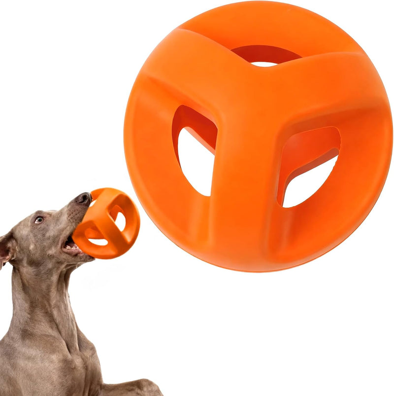 Fida Natural Rubber Dog Balls for Aggressive Chewers, Durable Dog Chew Toys for Large Dogs, Interactive Fetch & Tug of W