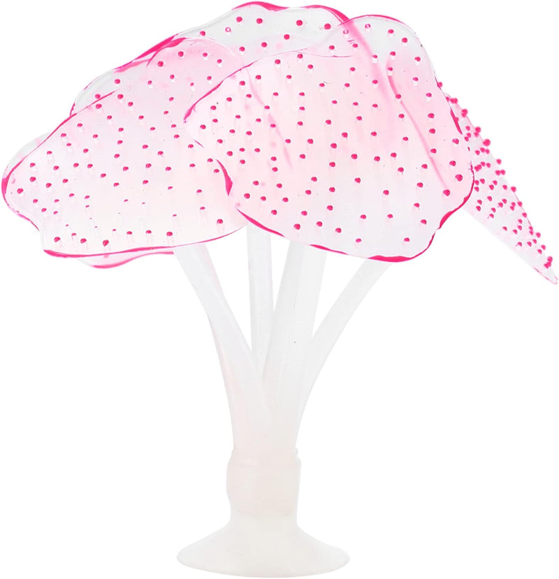 VOCOSTE Soft Silicone Aquarium Simulation Coral, Pink