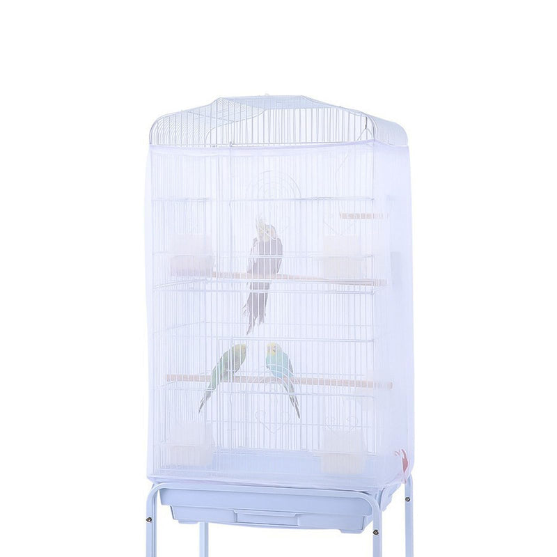 ZARSIO Birdcages Mesh Net Skirt Cover Reusable Stretchy Bird Cage Seed Catcher (31 x 67 inch)