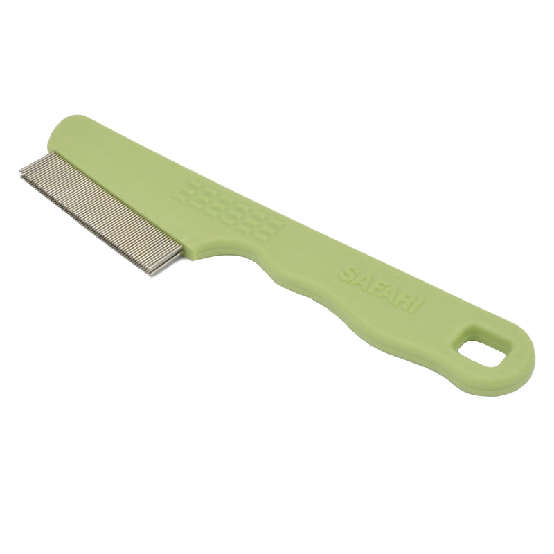 Coastal Pet Safari Double Row Comb - Helps Dry Skin - For Flea Prevention and Detection in Pets with Short and Long Hair