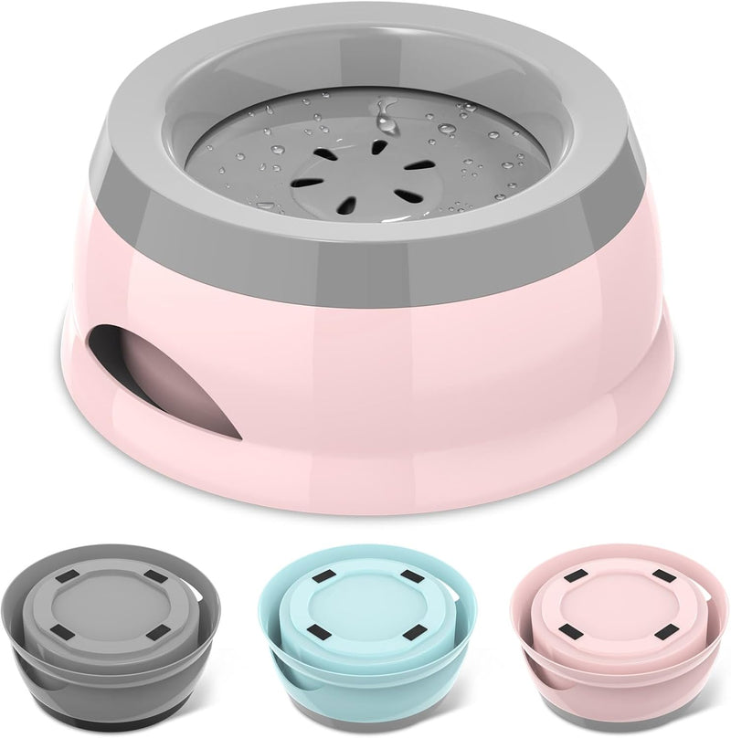 25 oz No Spill Water Bowl for Dogs and Cats Small Slow Drinking Dog Bowl