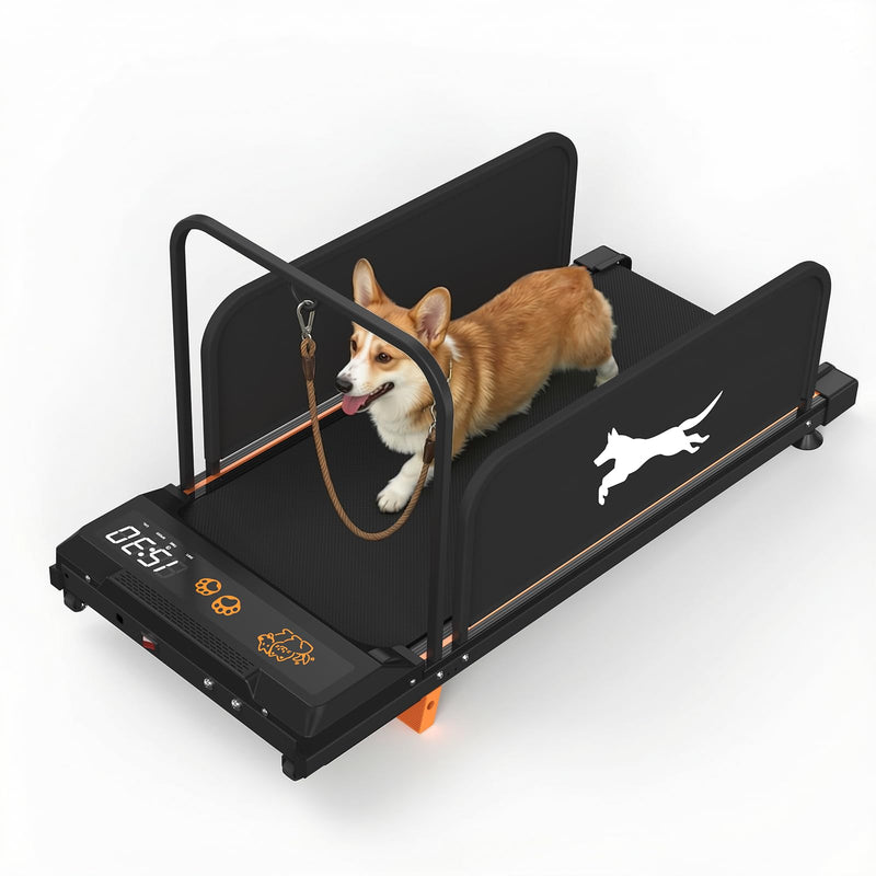 Dog Treadmill for Small and Medium Dogs, Pet Running Machine, Dog Indoor Pacer Treadmill with Remote Control, Dog Pacer Training Pad with LCD Display Screen and Remote