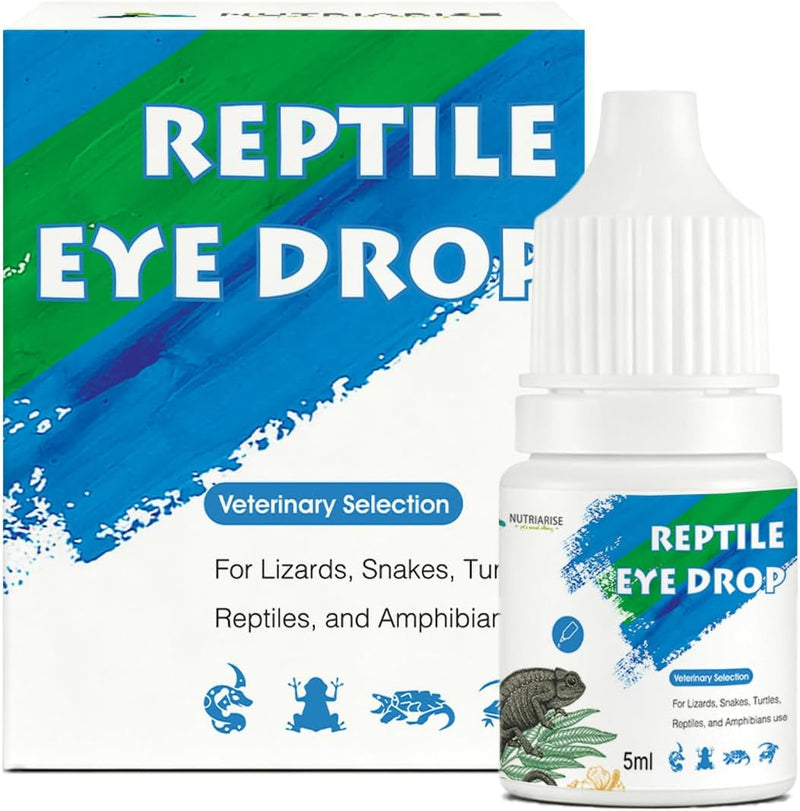 Reptile Eye Drops with Manuka Honey, Heartleaf & Hyaluronic Acid – Gentle Eye Wash & Moisturizing Care for Bearded Drago