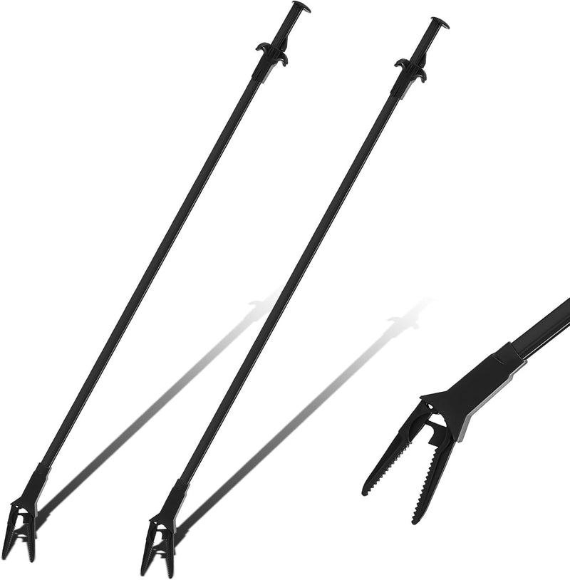 Gisafai 2 Pcs 27 Inch Long Aquarium Tongs Feeding Tweezers
