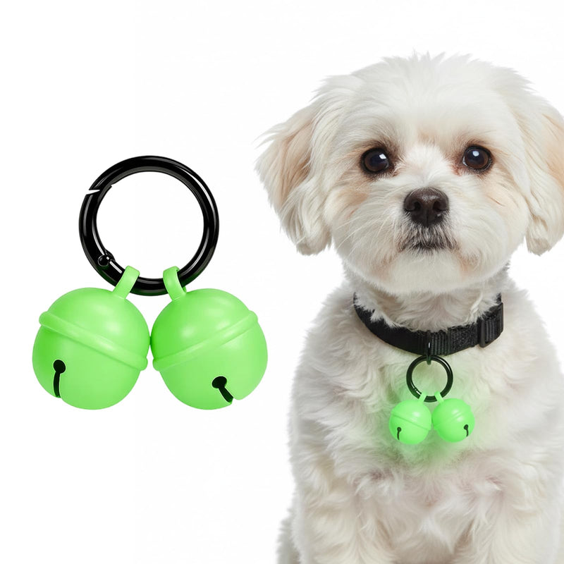 CZFSWT Dog Bell, Bell for Dog Collar, Glow in The Dark Cat Collar with Bell Suitable for Tracking Pets and Outdoor Activities At Night