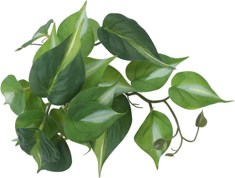 IBWell Fake Reptile Plants for Reptile Terrarium Plants, Reptile Plant Décor, Turtle Tank Plants with Suction Cup