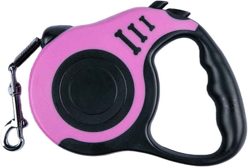 Retractable Dog Leash 10ft, Tangle-Free Expandable Leash for Small Dogs Up to 22lbs, Easy-Adjust Lock & Anti-Slip Handle