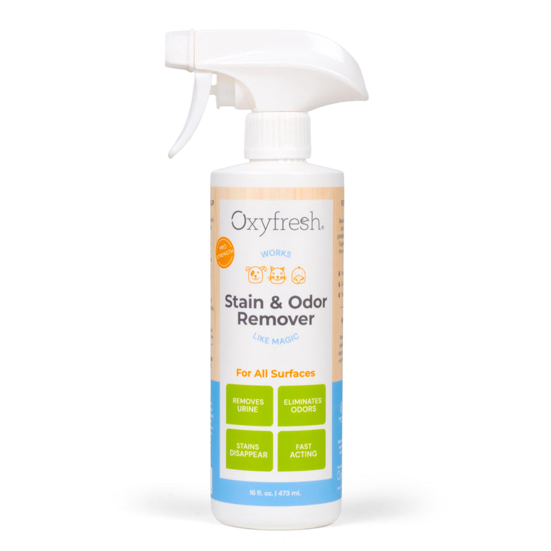 Oxyfresh Pet Stain & Odor Remover, Strong Carpet Stain Remover & Cleaner Spray – Advanced Pet Urine Odor Eliminator for Entire Home - Fast Acting Dog & Cat Urine Neutralizer
