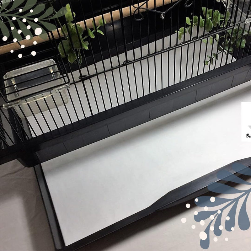 BirdCage Liners - POLY COATED, Small Sizes, Custom Orders, 60, 100 or 150 Pre-Cut Sheets, Up to 225 Ft