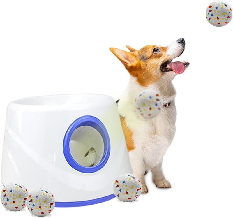 Dog Ball Launcher - Ball Throwing Machine for Dogs, 3 Adjustable Distance Settings Automatic Dog Ball Thrower, Indoor Ou