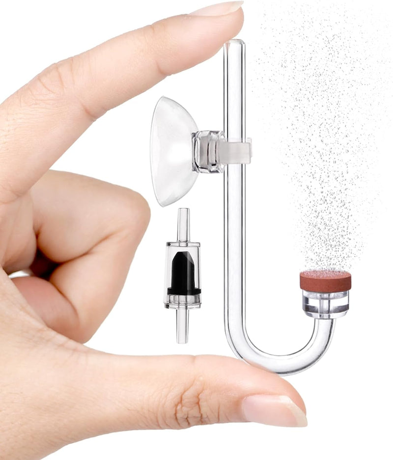 CO2 Diffuser for Aquarium Plant Mini CO2 Atomizer, U-Shaped-S