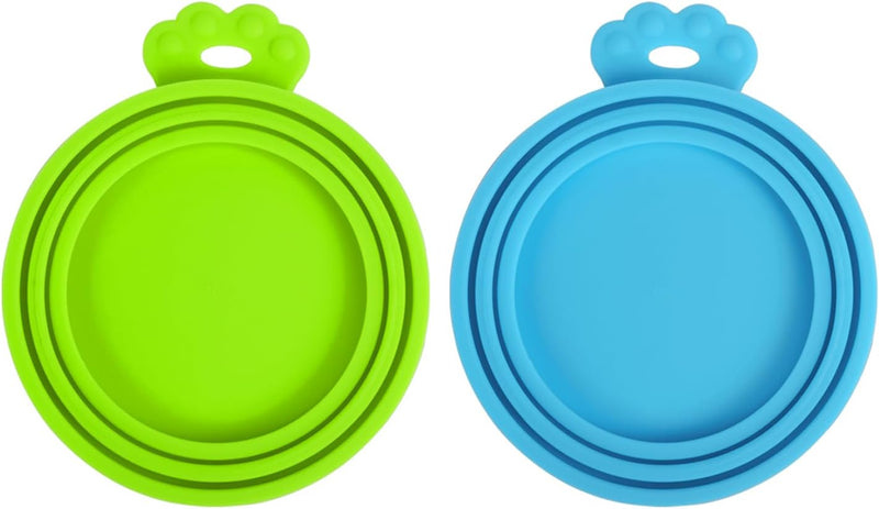 PetBonus 2 Packs Pet Food Can Covers Lids, Universal Size for Dog Cat Food