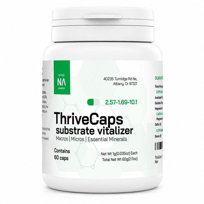 NilocG ThriveCaps Aquarium Root Fertilizer for Planted Tanks, 60 Caps