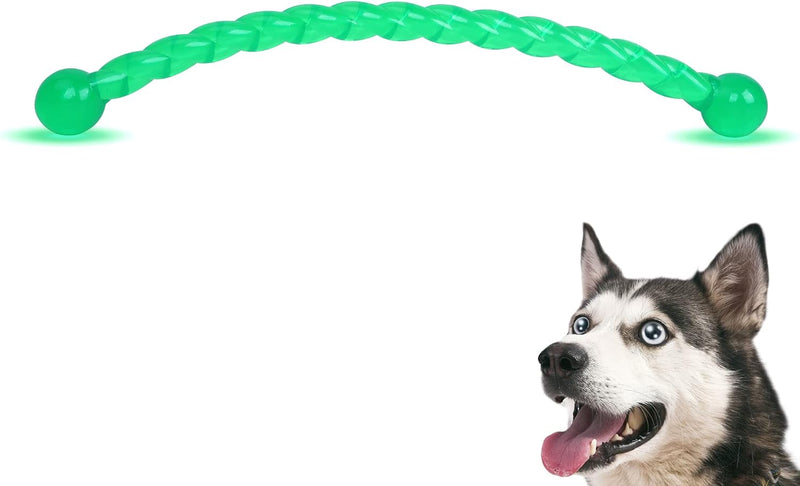 Ycozy Dog Chew Toys 19'' Long for Medium/Large Dogs Aggressive Chewers, Rubber Dog Rope Toys Knot Teething Toys Almost I