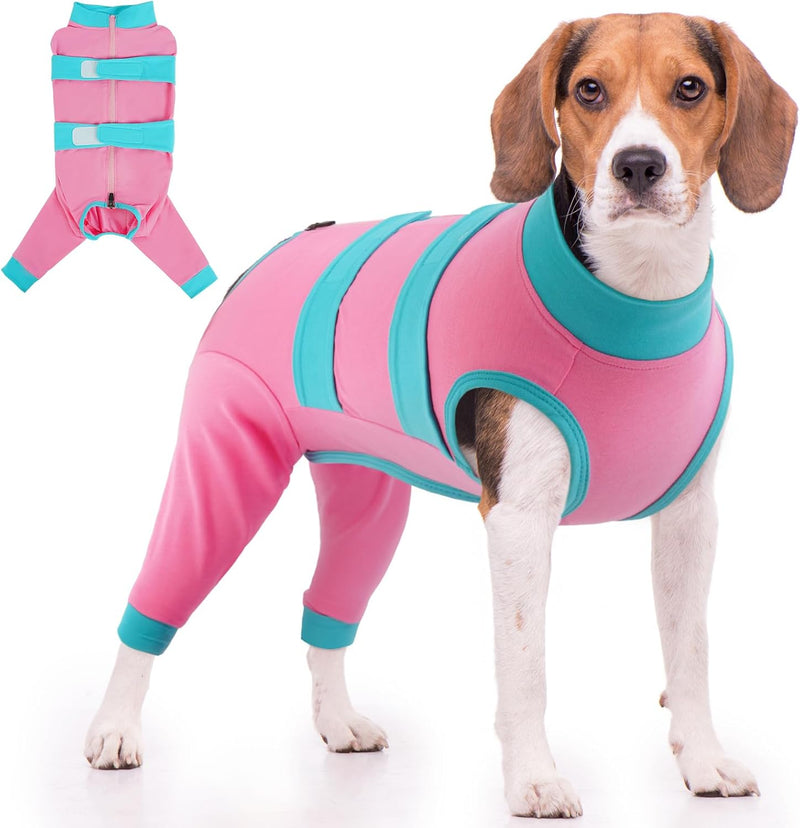 QBLEEV Dog Surgery Recovery Suit for Rear Legs, Long Back Leg Sleeve Pants