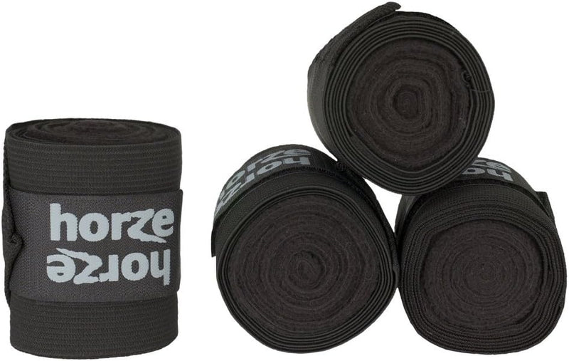 Horze Nest 10' Combination Polo Wraps (Set of Four) | Fleece and Elastic Horse Bandages