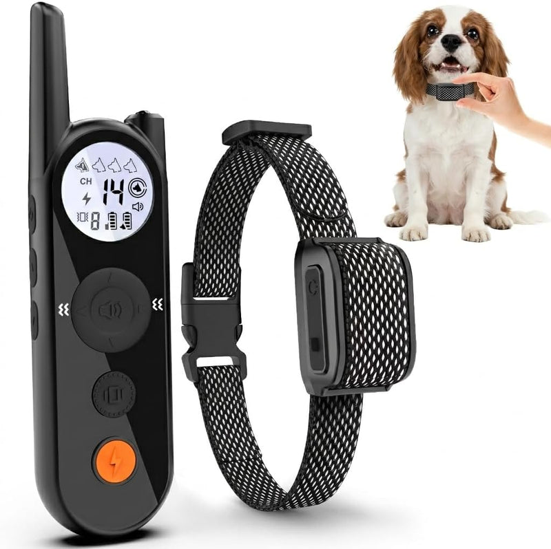 MIMOFPET Wireless Dog Fence for Small Dogs- Up to 3500ft Adjustable Electric Fence,Waterproof Training Collar Rechargeab