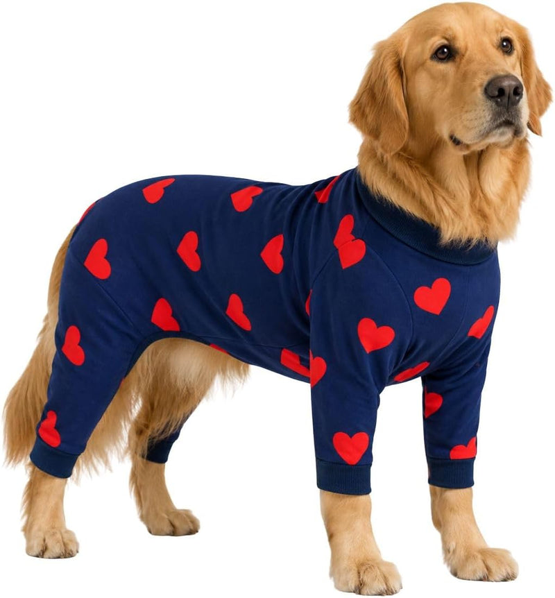 Spark Paws Dog Pajamas - Stretch Onesie Recovery Full Leg Surgery Suit PJS