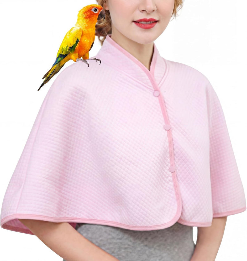QBLEEV Parrot Anti-Scratch Shoulder Protector, Bird Diaper Poop Cover Pad