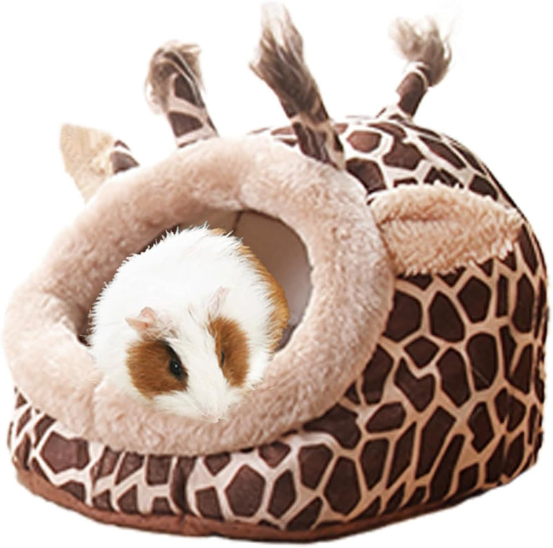 EAEDMY Guinea Pig Rat Bed Hideout for Rat Bearded Dragon Hedgehog Ferret to Sleep and Hide, Guinea Pig Cage Accessories
