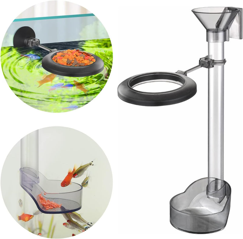 UPETTOOLS Shrimp Feeding Dish Set, Shrimp Feeder Tube Kit for Fish Tank(15