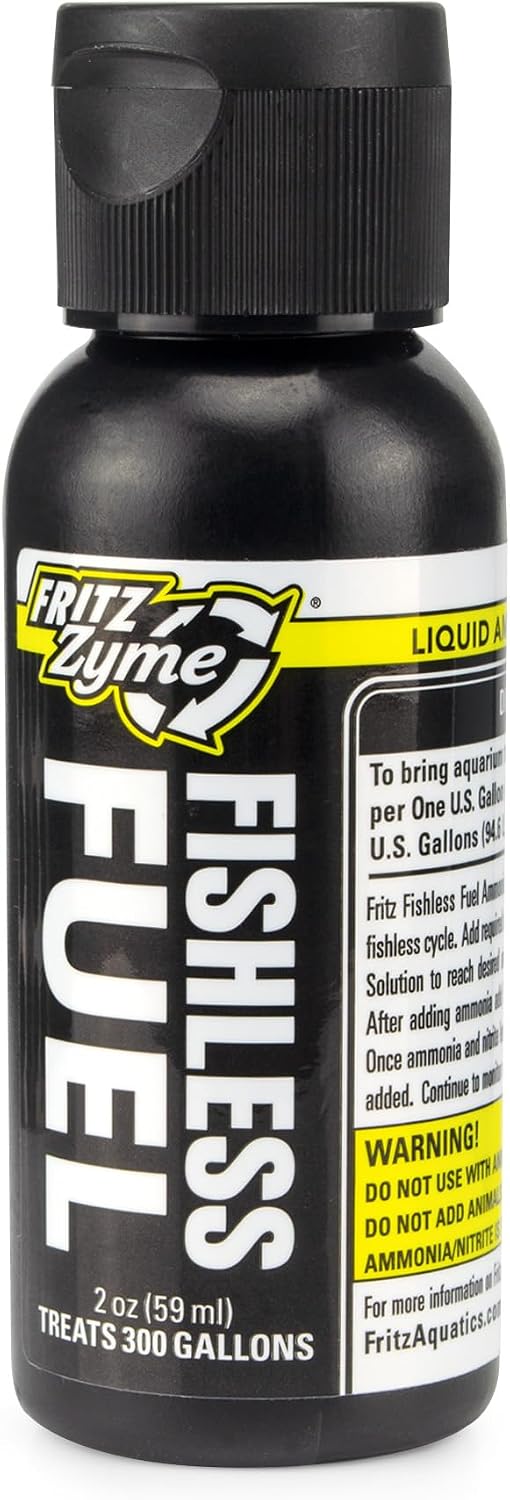 Fritz Fishless Fuel Ammonia Solution for Fishless Aquarium Cycling - 2 oz