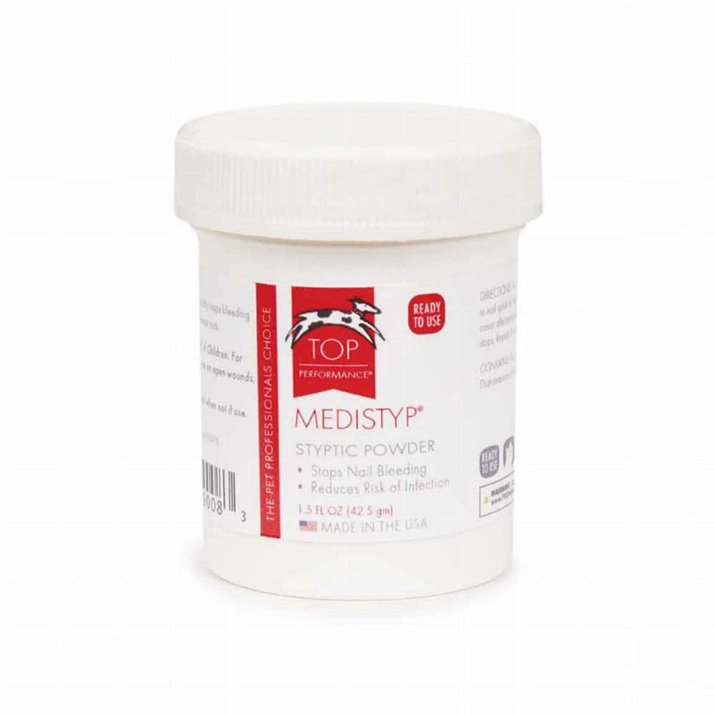 Top Performance MediStyp Pet Styptic Powder with Benzocaine, 1-1/2-Ounce,white