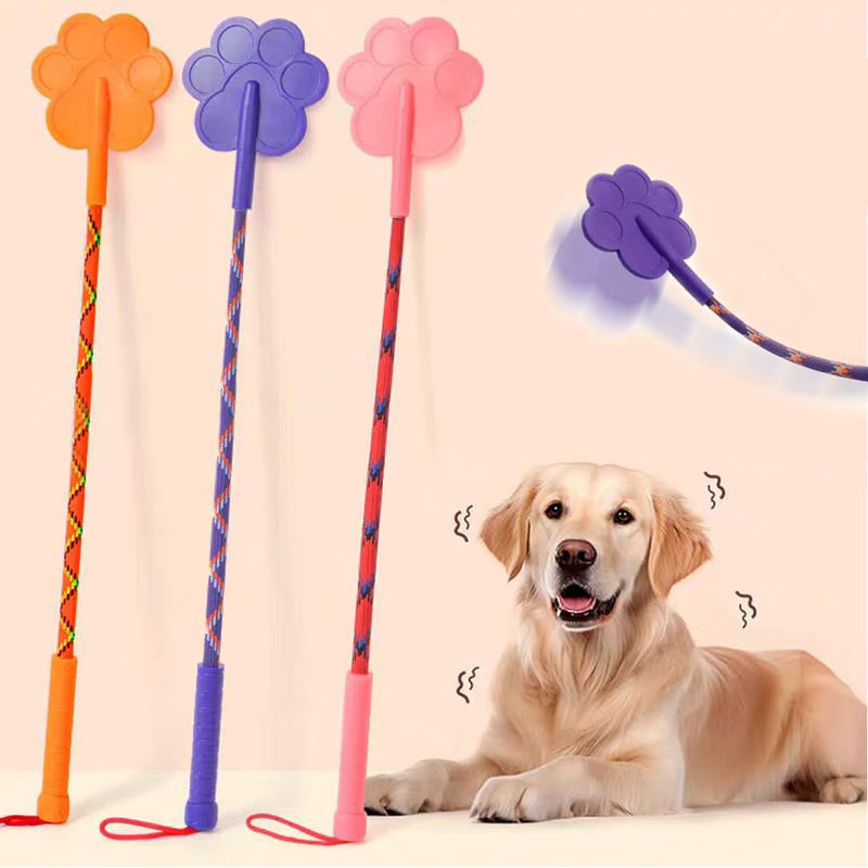 GSNYSAN 3 Pcs Dog Training Stick Pole, 16.73 Inch Puppy Training Tools Whip with Anti-Slip Handle, Outdoor and Indoor Exercise Interactive Dog Pole for Small Medium Dogs