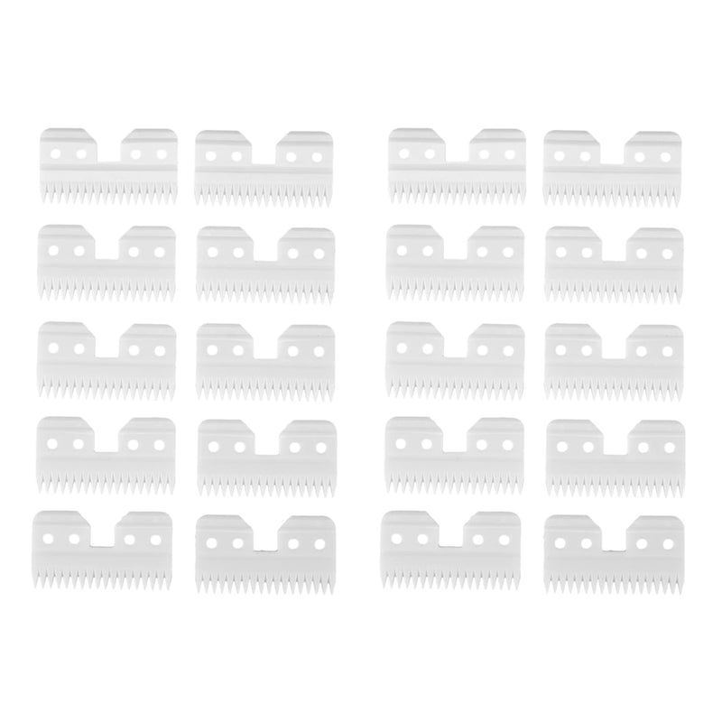 Ruitutedianzi 20Pcs/Lot Replaceable Ceramic 18 Teeth Pet Ceramic Clipper Cutting Blade for A5 Series