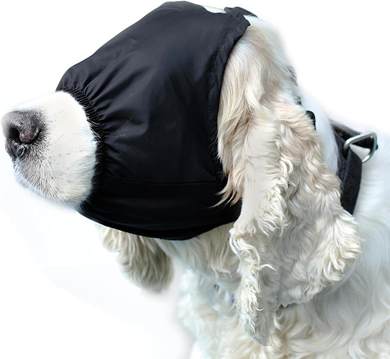 NACOCO Dog Calming Cap Eye Mask Nylon Shading Pet Mask Muzzle for Grooming Anti Car Sickness