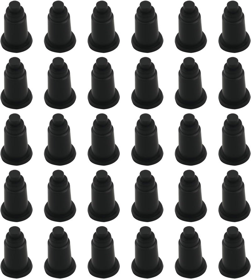 ZCZQC 30PCS Black Support Stand Fish Tank Heightening Pad Feet Isolation Panel Feet Plastic Grille Partition Support Fee