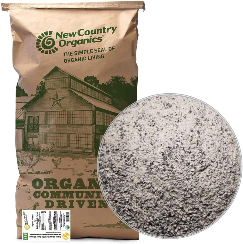 New Country Organics I Organic Kelp Supplement for Cattle, Goats & Horses I Certified Organic Non-GMO, Natural Mineral B