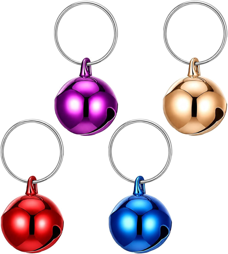 4 Pcs Cat Collar Bell, Small Bell for Cat Dog Collar Jingle Bells for Pet