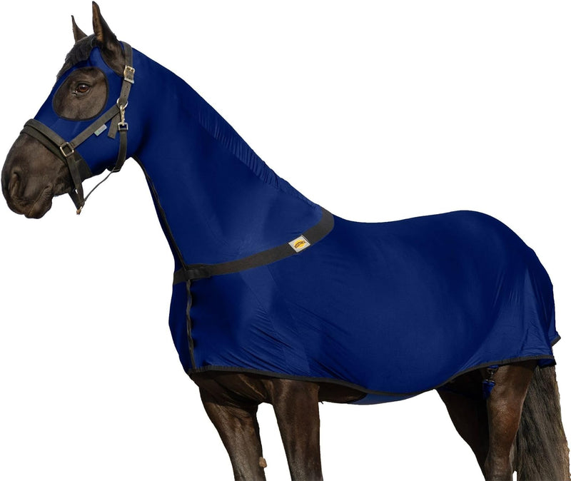 RESISTANCE Premium Horse Sleazy Full Body Slicker with Zipper Face & Forelock Saver Horse Care Sheet
